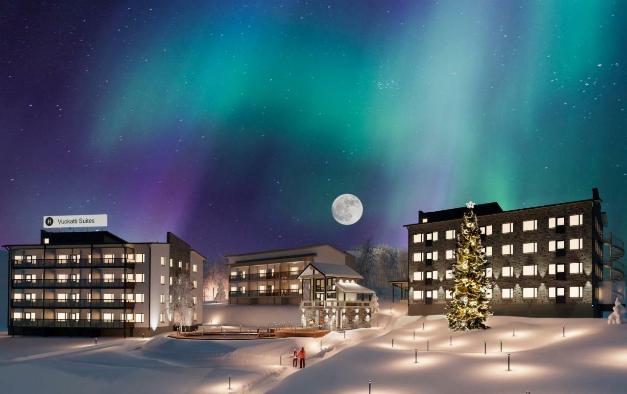 Aateli Lakeside Chalets - Former Vuokatti Suites Kültér fotó